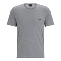 Grey - Front - Boss Mens Mix&Match Embroidered Logo Stretch T-Shirt