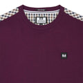 Berry - Side - Weekend Offender Mens Diaz Checked T-Shirt