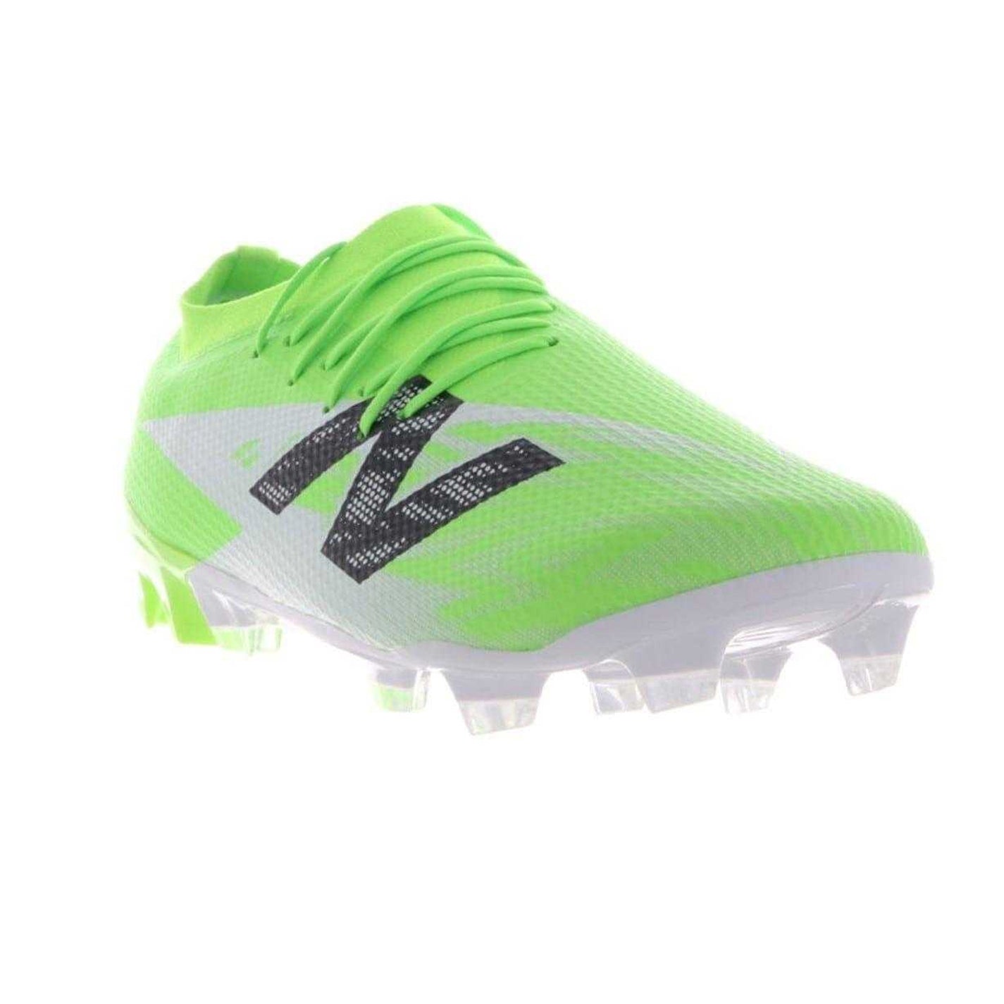 Green-White - Pack Shot - New Balance Mens Furon Team V8 Firm Ground Football Boots