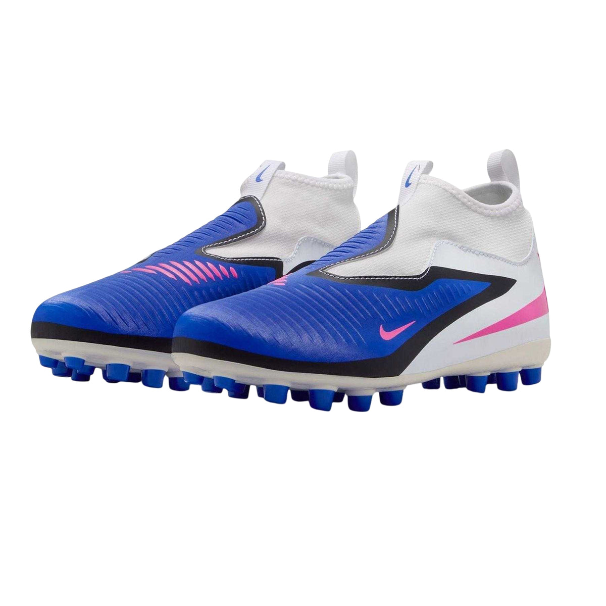 Royal Blue-Pink - Pack Shot - Nike Childrens-Kids Phantom 6 Phantom Football Boots