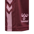Maroon - Back - Hummel Childrens-Kids Polyester Shorts