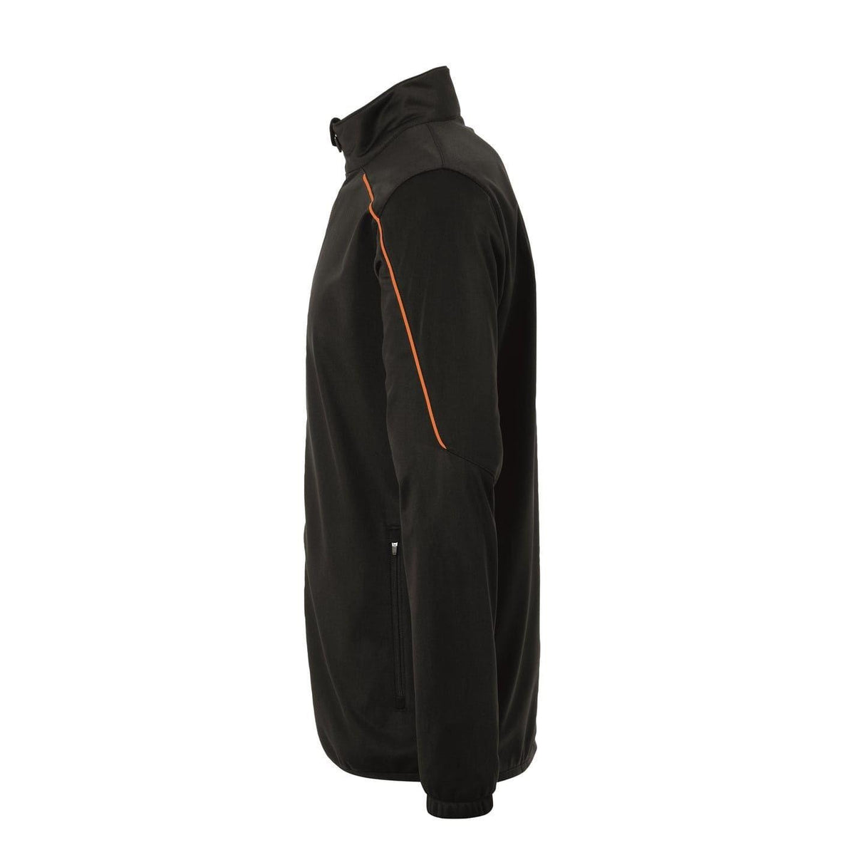 Black-Orange - Lifestyle - UHL Sport Mens Mock Neck Long-Sleeved Performance Jacket