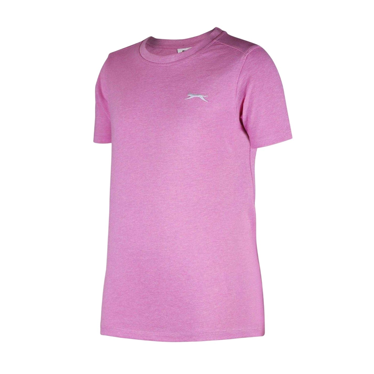 Doll Pink - Side - Slazenger Boys Plain Cotton T-Shirt