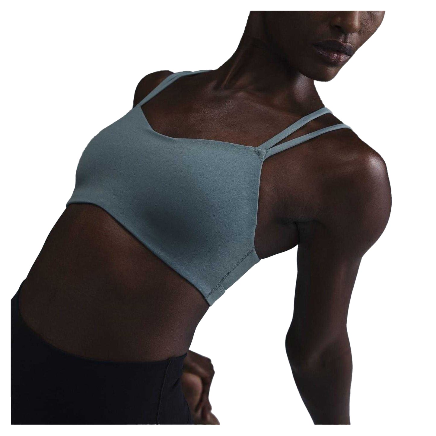 Smokey Blue - Pack Shot - Nike Womens-Ladies Alate Spaghetti Strap Sports Bra
