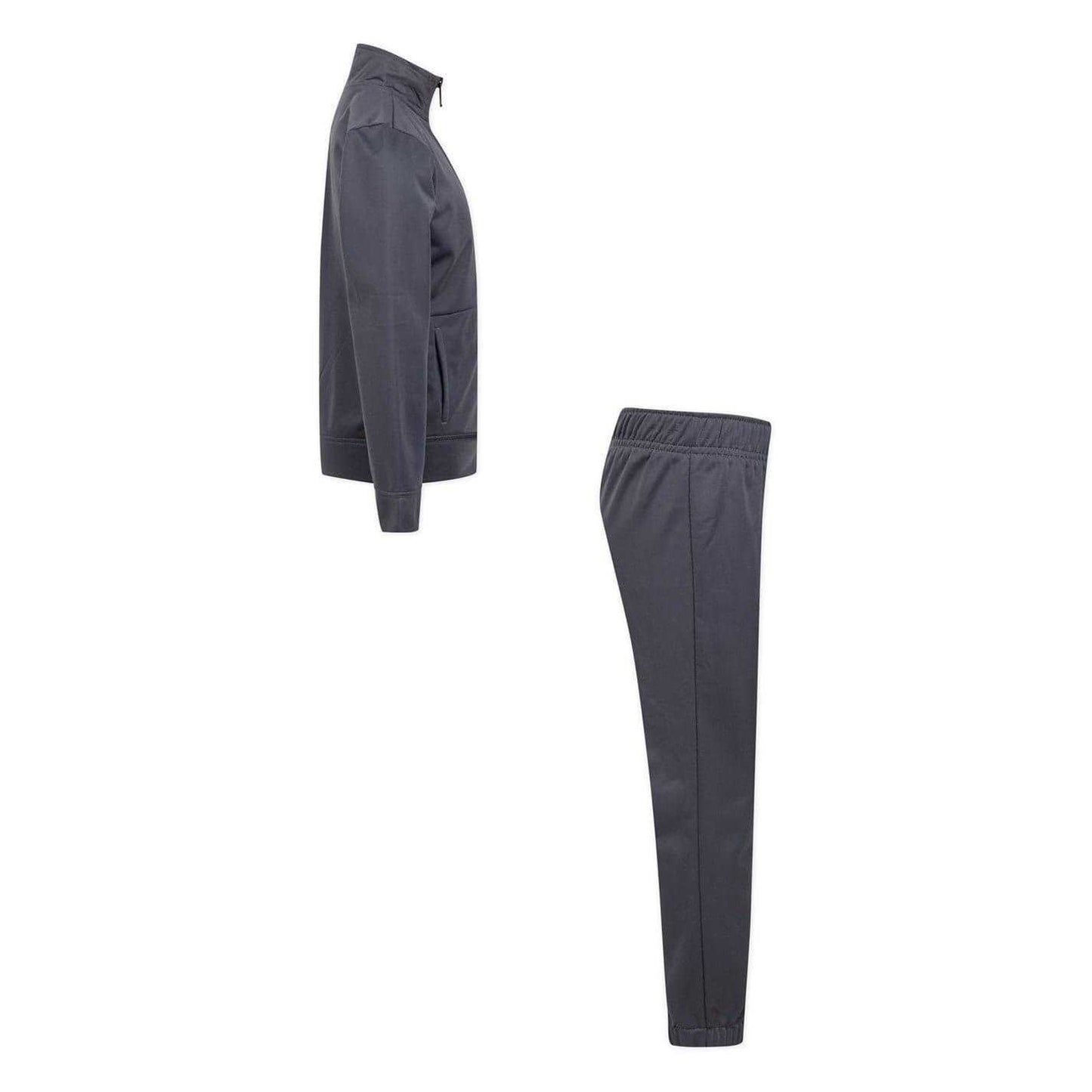 Grey-White - Lifestyle - Nike Boys Swoosh Polyester Tracksuit