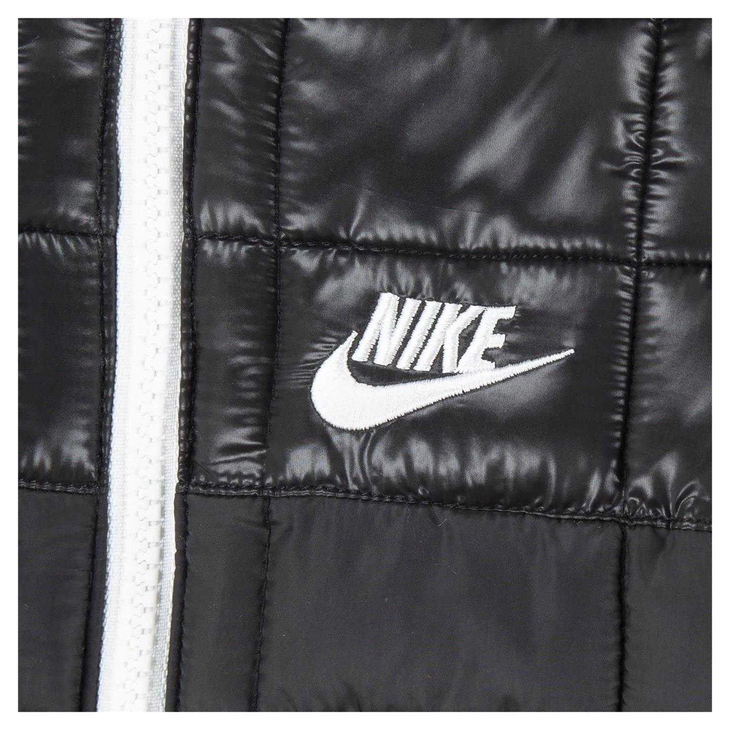 Black - Side - Nike Baby Checkerboard Hooded Snowsuit