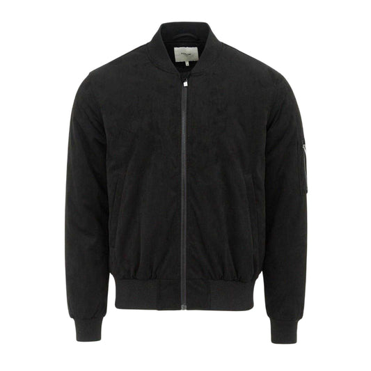 Black - Front - Firetrap Mens Bomber Jacket