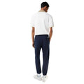 Navy - Back - Lacoste Mens Organic Cotton Jogging Bottoms