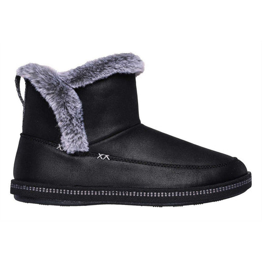 Black - Front - Skechers Womens-Ladies Campfire Flat Slippers