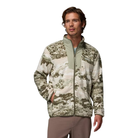 Safari Camo - Front - Columbia Mens Sequoia Fleece Jacket