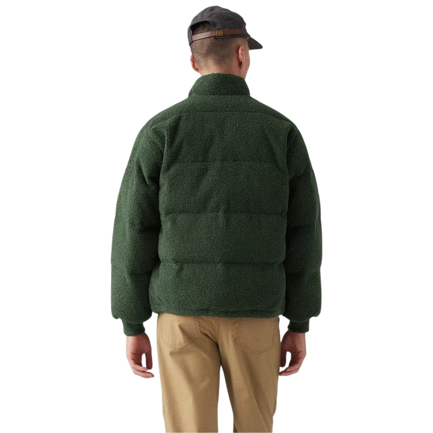 Brown - Pack Shot - Levis Mens Rocky Quilted Puffer Jacket