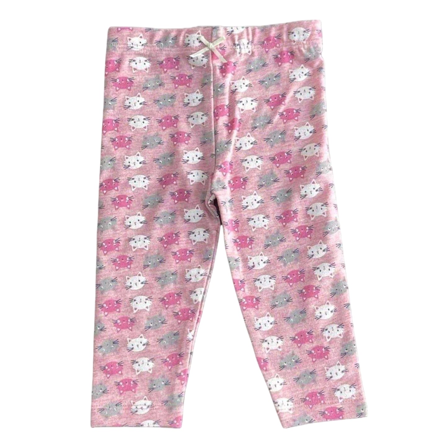 Pink - Side - Hello World Girls Top And Leggings Set