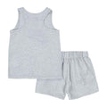 White - Back - Nike Girls Club Top & Shorts Set