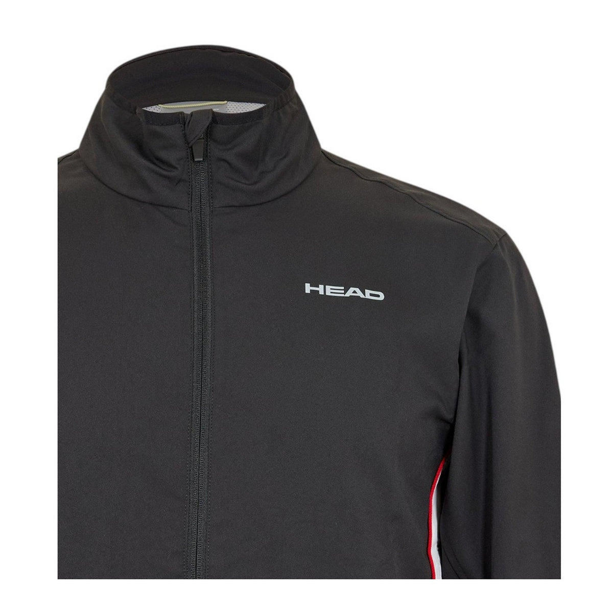 Black - Side - Head Mens Zip Pocket Regular Track Jacket