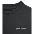 Gunmetal - Back - Lyle & Scott Mens Embroidered Crew Neck Sweatshirt