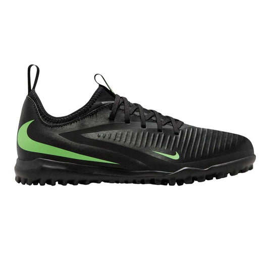 Black-Green - Front - Nike Childrens-Kids Phantom 6 Academy Astro Turf Trainers