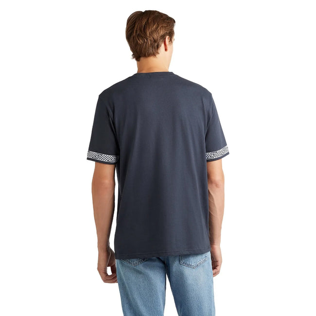 Blue-White - Side - Umbro Mens Supporters Sports T-Shirt