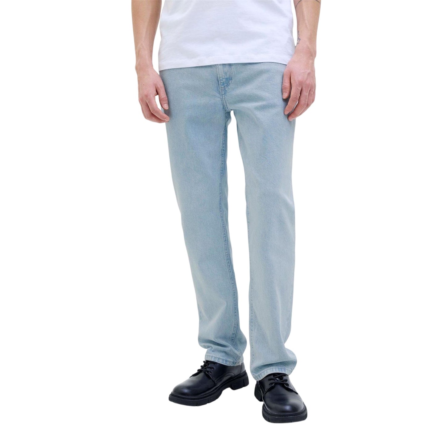 Blue Denim - Lifestyle - Jack And Jones Mens 795 Denim Skinny Jeans