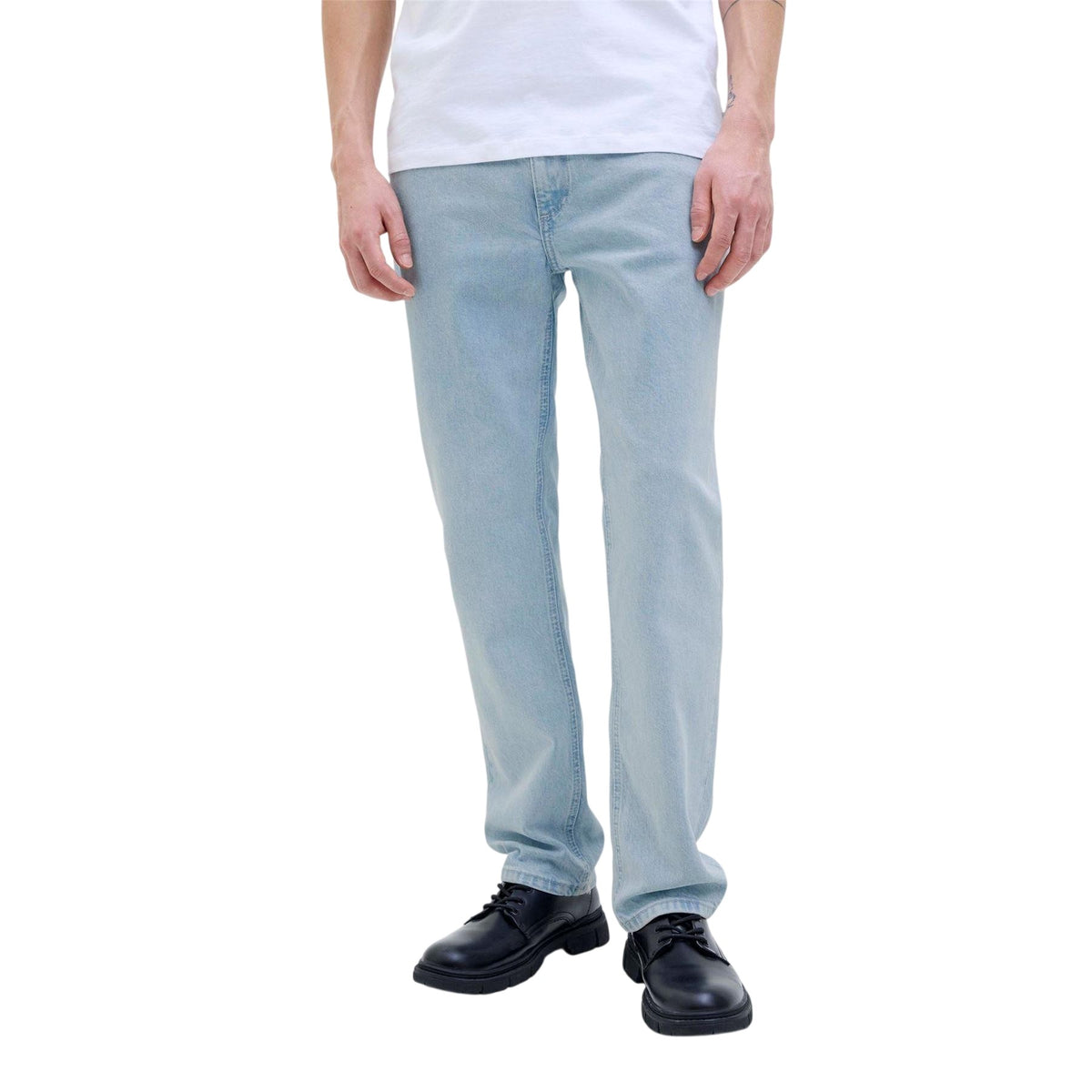 Blue Denim - Lifestyle - Jack And Jones Mens 795 Denim Skinny Jeans