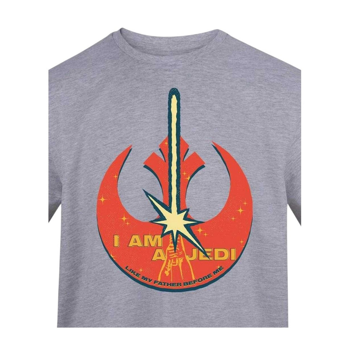 Grey - Side - Star Wars Childrens-Kids I Am A Jedi T-Shirt