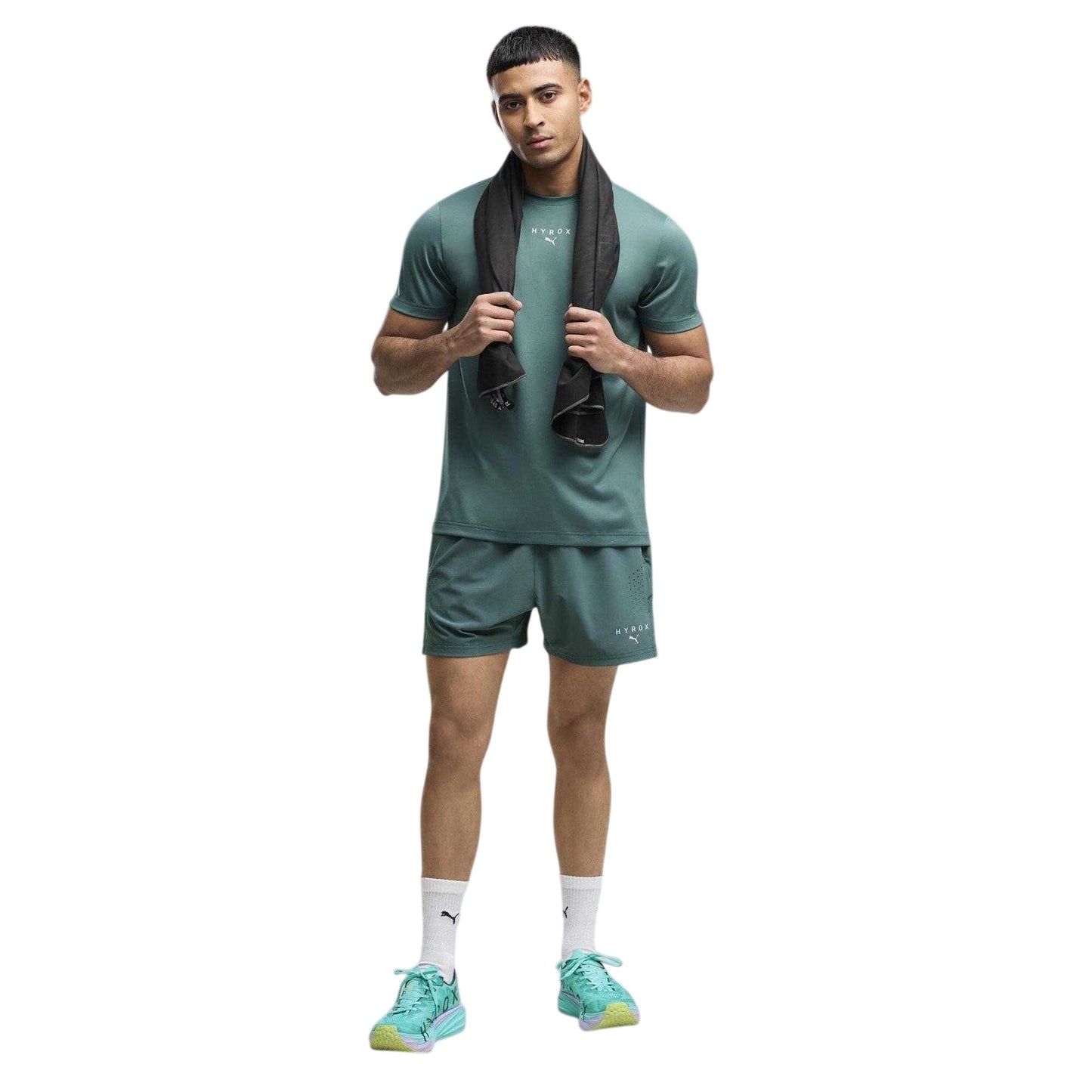 Green - Lifestyle - Puma Mens Hyrox Graphic T-Shirt