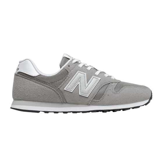 Grey - Front - New Balance Mens 373 Suede Trainers