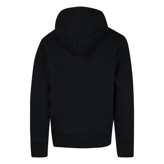 Black - Back - Converse Childrens-Kids Logo Full Zip Hoodie