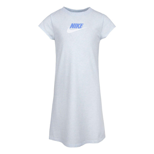Grey - Front - Nike Girls Club Midi Dress