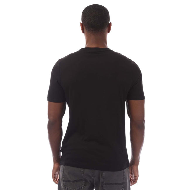 Black - Back - Puma Mens Essential Tape Regular T-Shirt