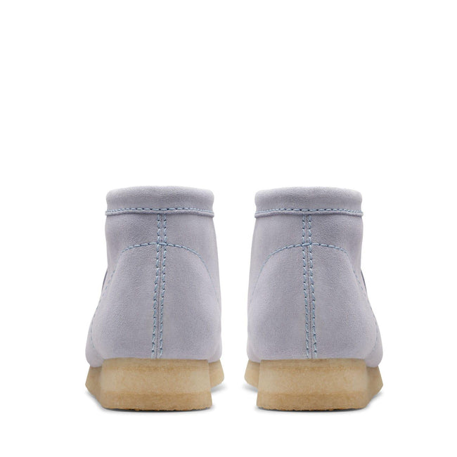 Grey - Pack Shot - Clarks Mens Wallabee Suede Boots