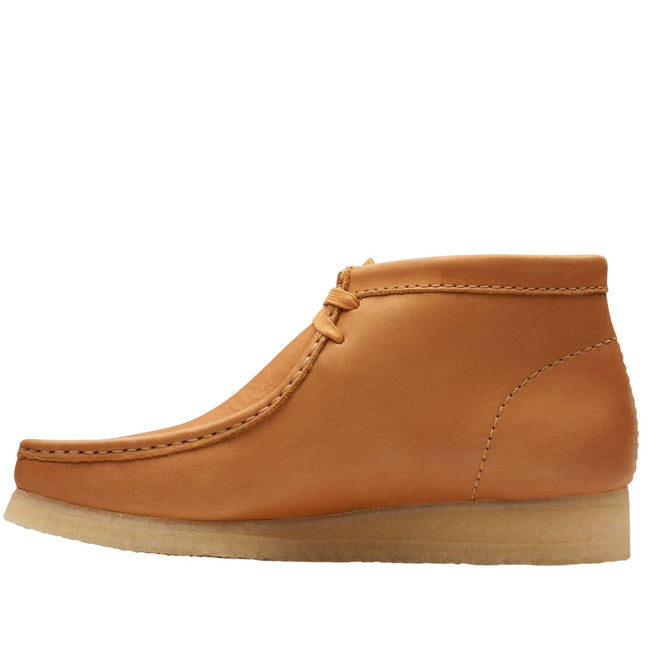 Brown - Pack Shot - Clarks Mens Wallabee Suede Boots