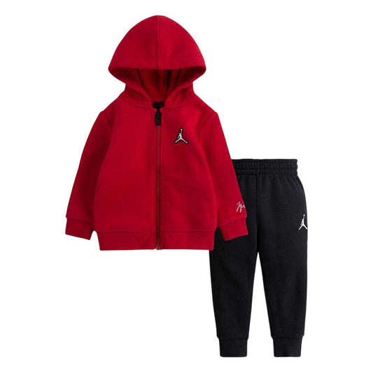 Black - Front - Nike Baby Air Jordan Fleece Tracksuit