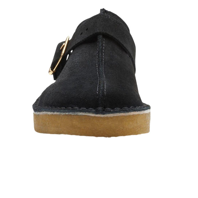 Black - Pack Shot - Clarks Mens Trek Suede Mules