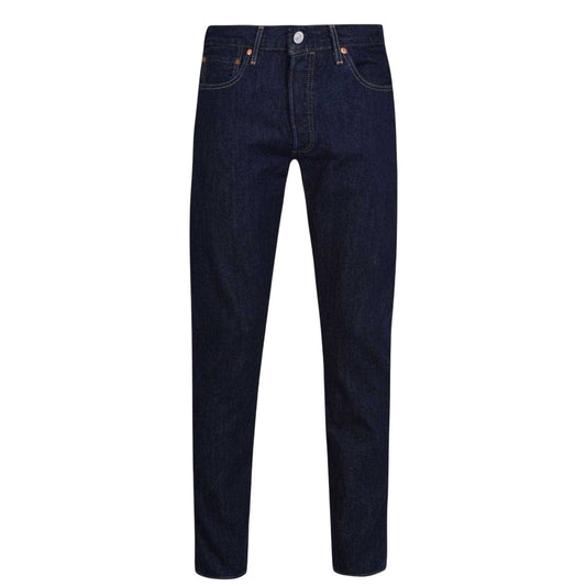 One Wash - Front - Levis Mens 501 Original Straight Jeans