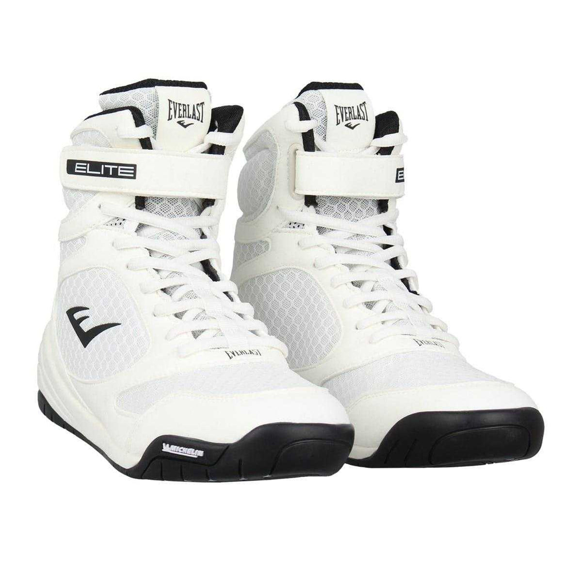 White - Pack Shot - Everlast Mens Mesh Boxing Boots