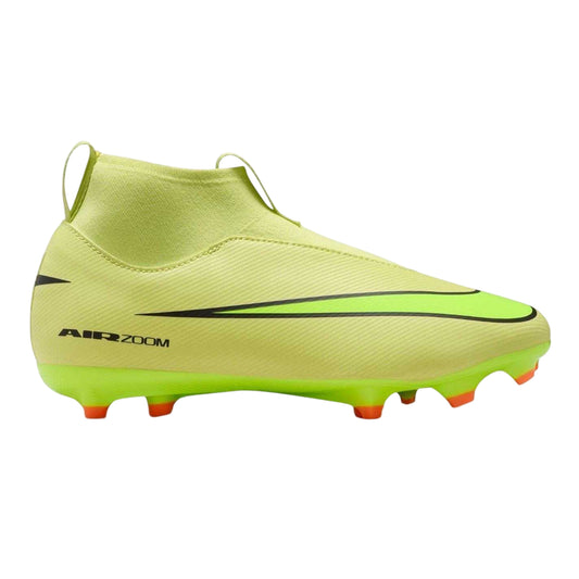 Volt-Crimson - Front - Nike Childrens-Kids Mercurial Superfly 10 Firm Ground Football Boots