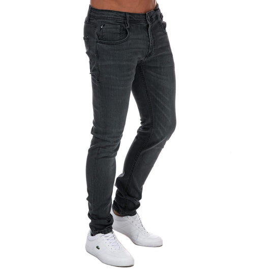 Grey - Front - Duck and Cover Mens Maylead Slim Fitted Jeans