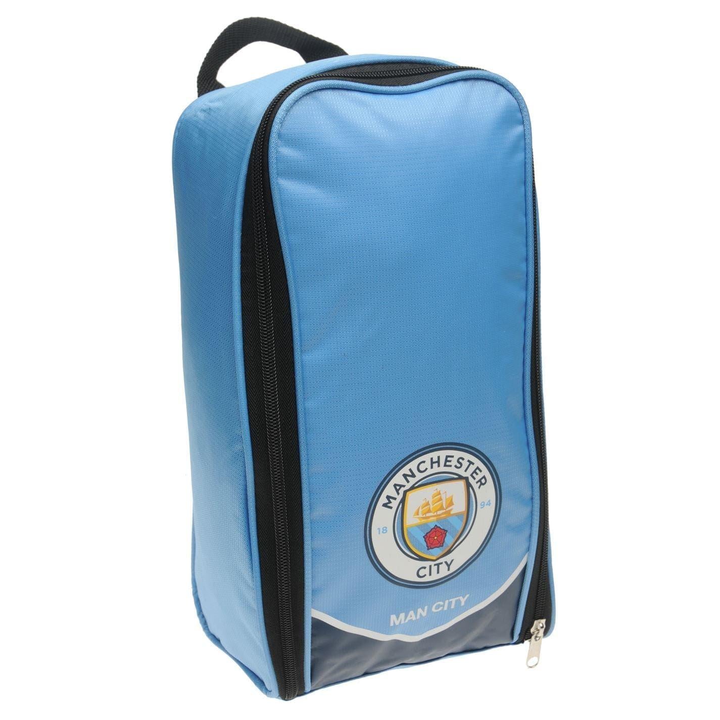 Sky Blue-Black - Side - Team Manchester City FC Shoe Bag