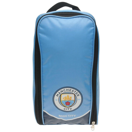 Sky Blue-Black - Front - Team Manchester City FC Shoe Bag