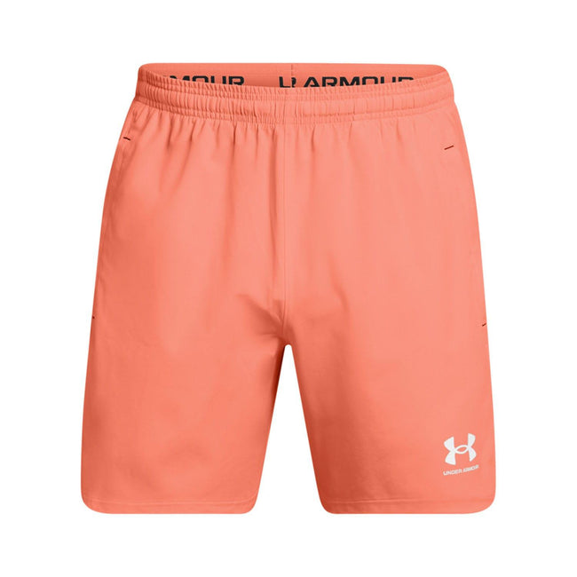 Orange - Front - Under Armour Mens Challenger Pro Woven Shorts
