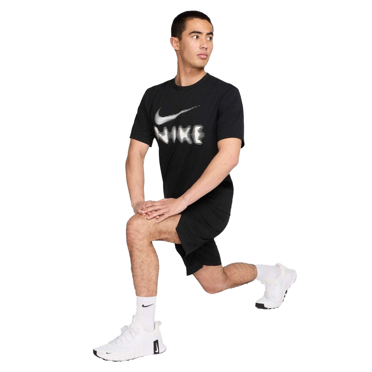 Black - Pack Shot - Nike Mens Hyverse Dri-FIT T-Shirt