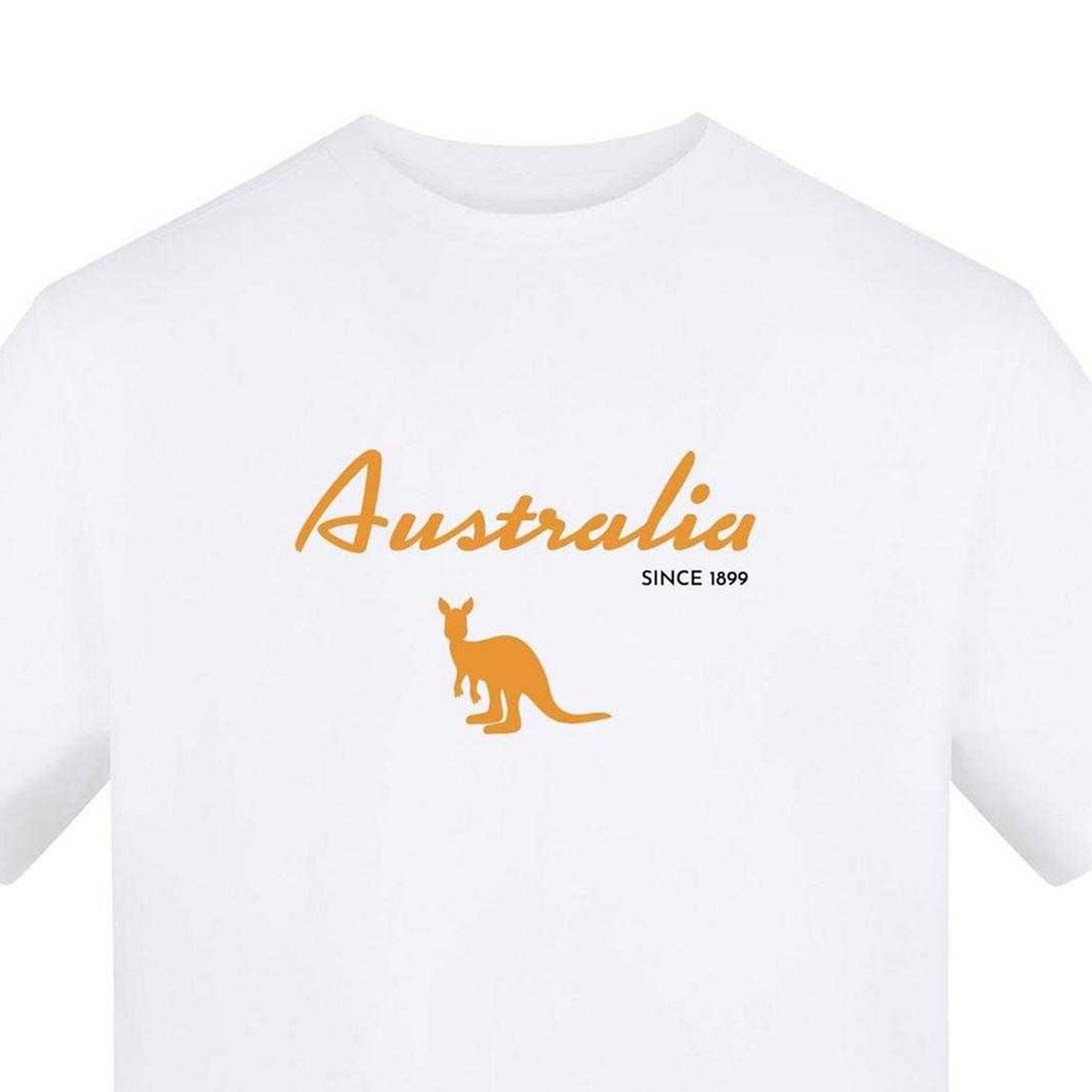 White - Side - AWD Mens Australia Rugby T-Shirt