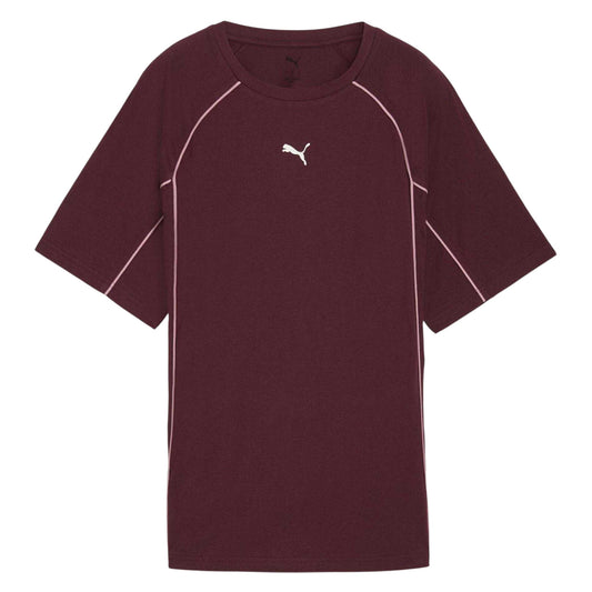 Ruby Red - Front - Puma Womens-Ladies Sport Oversized T-Shirt