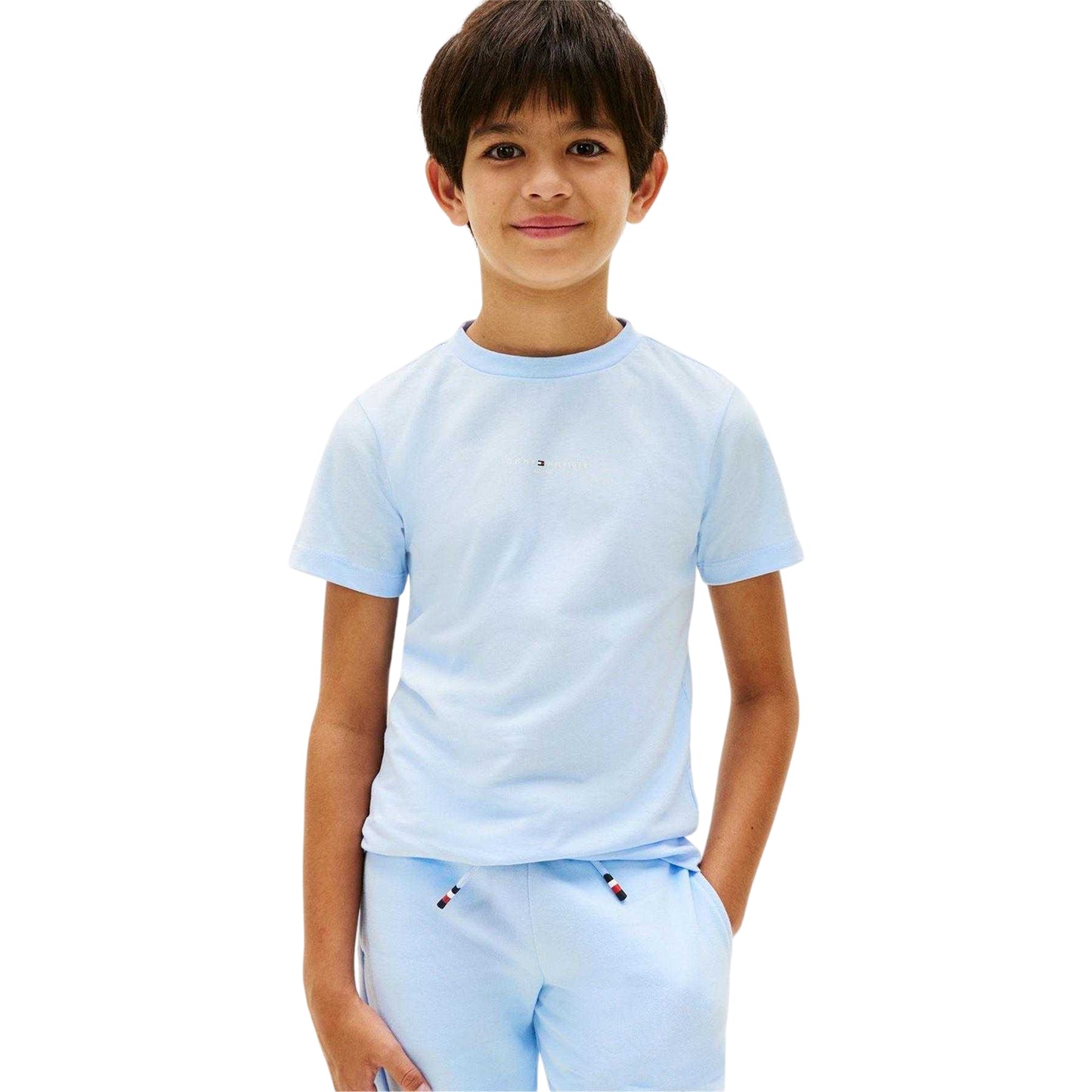 Sweet Blue - Lifestyle - Tommy Hilfiger Childrens-Kids Short-Sleeved T-Shirt & Shorts Set