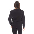 Black - Back - SikSilk Womens-Ladies Essentials Crew Neck Regular Sweatshirt