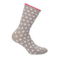 Black-Grey-Pink - Side - Lee Womens-Ladies Crew Socks (Pack of 3)