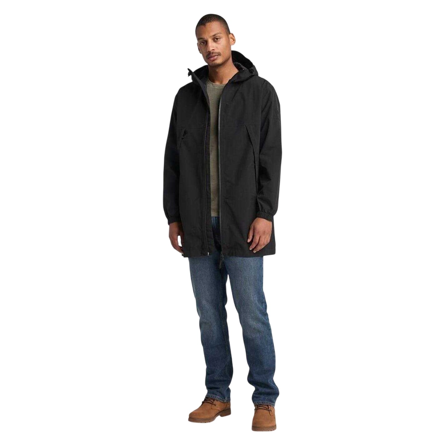 Black - Lifestyle - Timberland Mens Winnick Hooded Parka