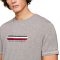 Grey - Side - Tommy Hilfiger Mens Lounge Logo T-Shirt