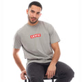 Grey - Lifestyle - Levis Mens Box Logo Relaxed Fit T-Shirt