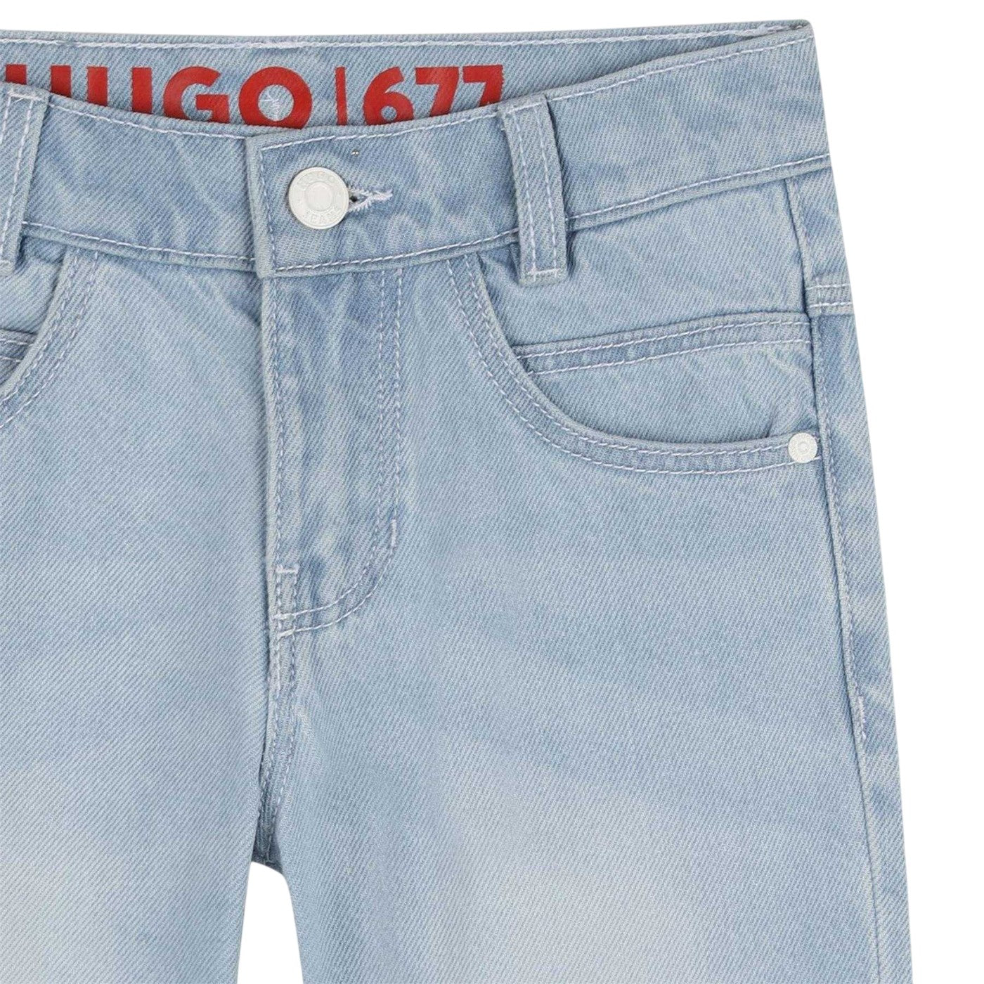 Bleach - Side - Hugo Childrens-Kids 677 Denim Shorts